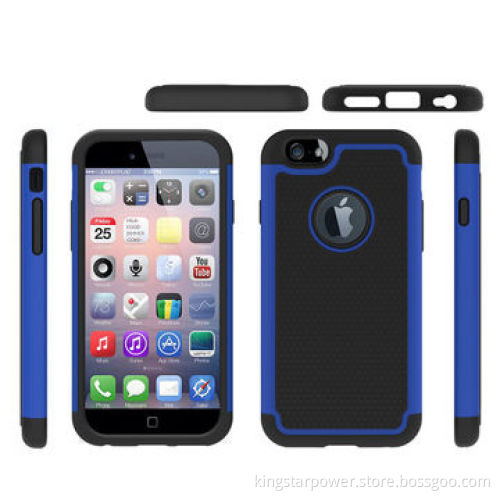 PC silicone case for iPhone 6, football veins